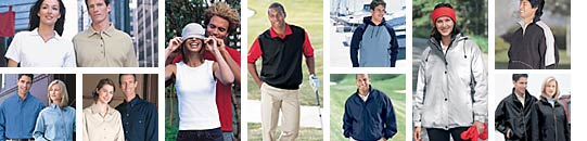 Sampling of Available Corporate Casual Apparel